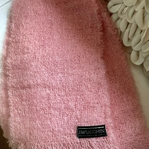 Pink Mohair scarf  66”x 9”